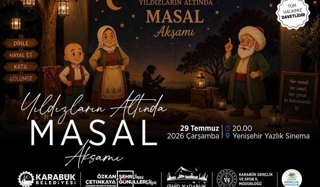 Karabük Belediyesi çocukları masal dünyasıyla buluşturuyor