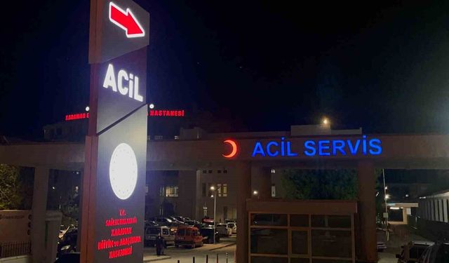 Karaman'da araca silahlı saldırı: 1 yaralı