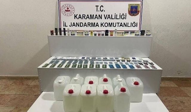 Karaman'da uyuşturucu ve etil alkol ele geçirildi: Aranan 8 kişi tutuklandı