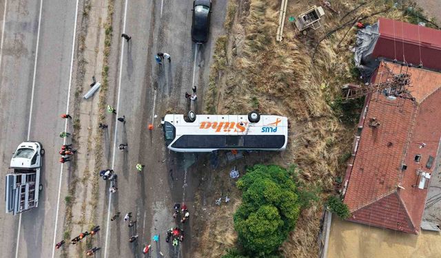 Kırıkkale'deki otobüs kazasında acı haber: 1 kişi hayatını kaybetti