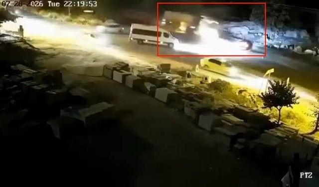 Mardin'de 3 kişinin öldüğü kazanın güvenlik kamerası görüntüleri ortaya çıktı