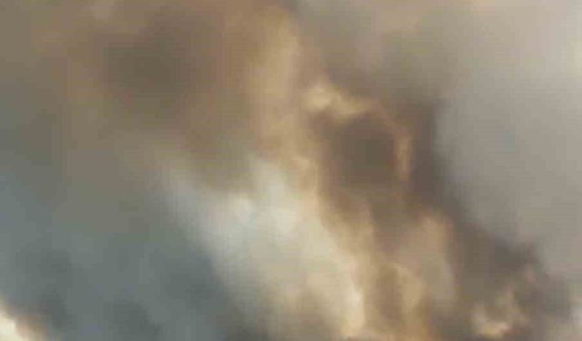 Mardin'de çıkan anız yangını sonrası tır bariyerlere çarptı