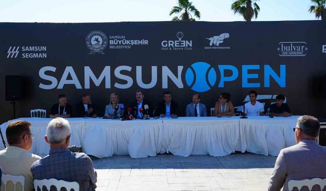 Samsun Open ATP Challenger 50 Tenis Turnuvası'nın geliri Mehmetçik Vakfı'na bağışlanacak
