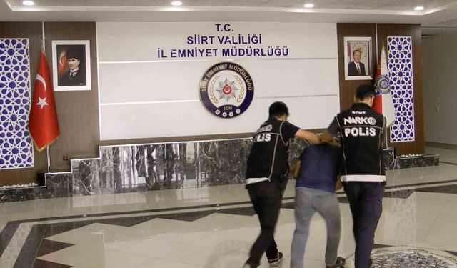 Siirt'te 170 kilogram kubar esrar ele geçirildi: 1 kişi tutuklandı