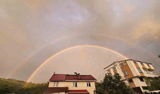 Sinop Türkeli'de gökkuşağı güzelliği