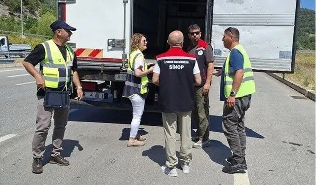 Sinop'ta gıda denetimi