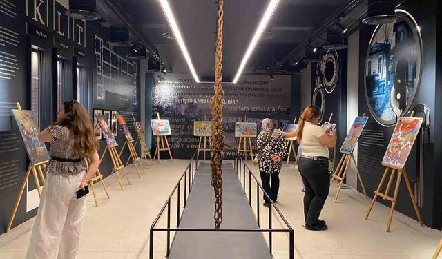 Sinop'ta 'İrade Bizim, Zafer Bizim' resim sergisi