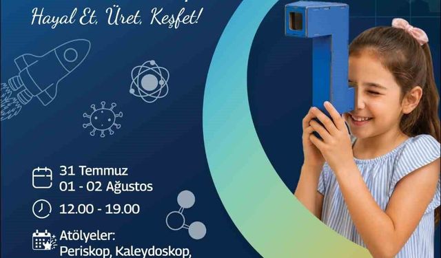 TÜBİTAK Bilim Her Yerde Çocuk Şenliği'nin yeni durağı Forum Erzurum