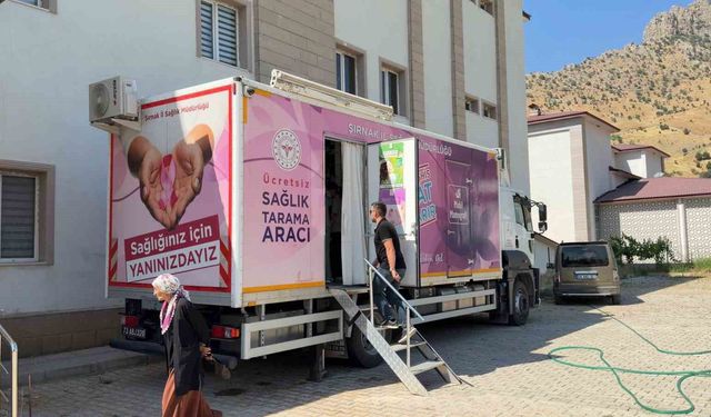 Uludere'de mobil KETEM aracı hizmete başladı