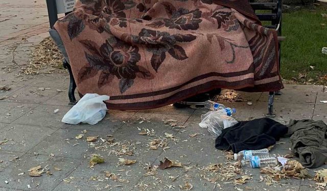 Uyuduğu bankta battaniyenin altından cansız bedeni çıktı