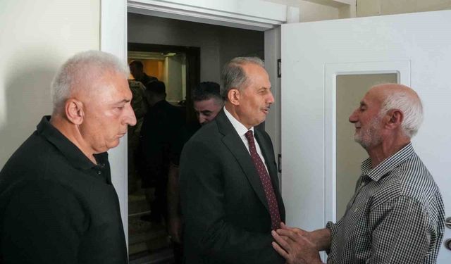 Vali Taşyapan'dan Yüksel Işık'ın kayınpederine taziye ziyareti