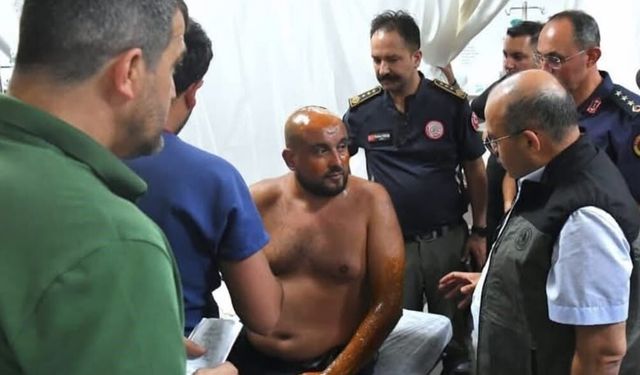 Yangında İHA muhabiri ve İtfaiye Daire Başkanı yaralandı