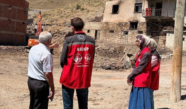 Yangından etkilenen ailelere psikososyal destek
