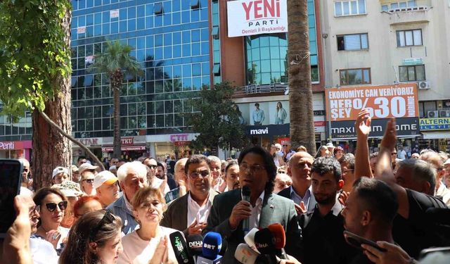 Yeni Parti'ye en büyük destek Denizli'den