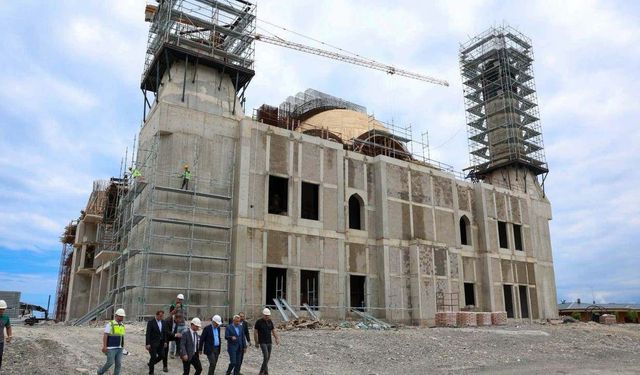 Rize'nin en büyük camiinde son durum