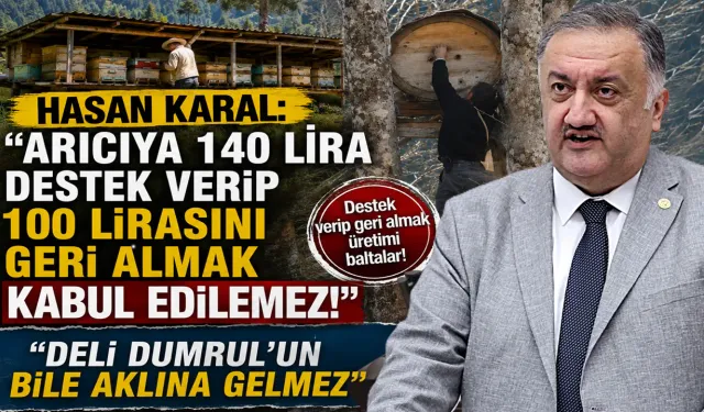 Karal: "Arıcıdan Ekosistem Bedeli Alınması Üretimi Baltalar"