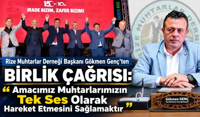 RİMUDER Başkanı Genç’ten Muhtarlara Birlik Çağrısı
