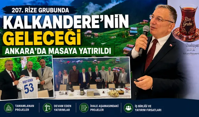 207. Rize Grubu buluşmasında Kalkandere görüşüldü