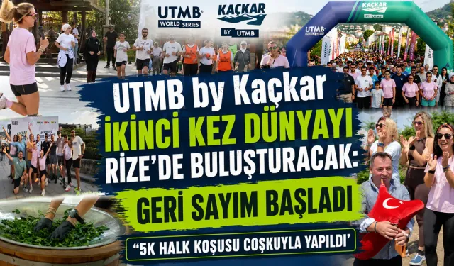 UTMB by Kaçkar İçin Geri Sayım: 5K Halk Koşusu Yapıldı