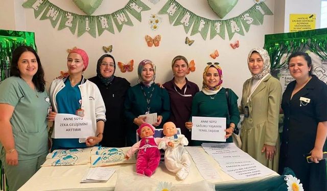 Anne sütünün önemi vatandaşlara anlatıldı