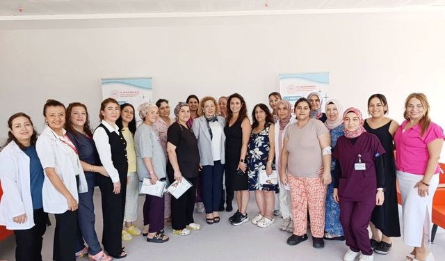 Aydın Şehir Hastanesi'nde anne ve bebek sağlığı için anlamlı buluşma