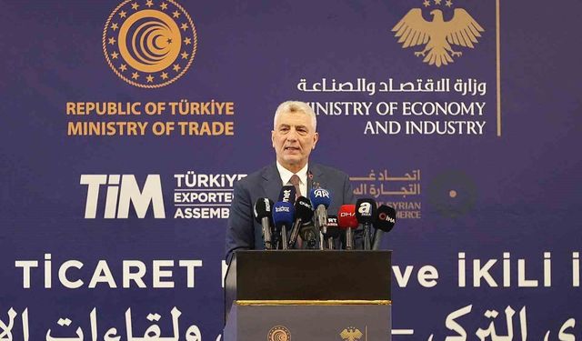 Bakan Bolat: 'Suriye ile Ticaret hacmi hedefimiz 10 milyar dolar'