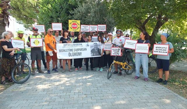 Balıkesir'de kaza kurbanı Serkan Kadıoğlu için eylem düzenlendi