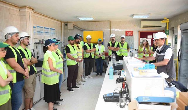BASKİ, Tıp Fakültesi öğrencilerini içme suyu arıtma tesisinde ağırladı