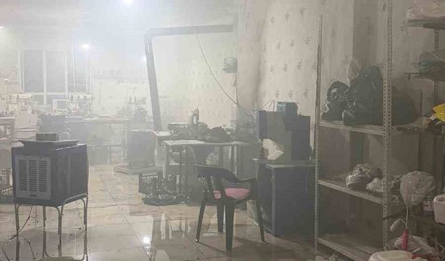Batman'da tekstil atölyesinde çıkan yangın söndürüldü