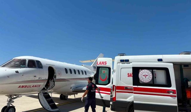 Bingöl'de 4 aylık bebek uçak ambulansla Ankara'ya sevk edildi