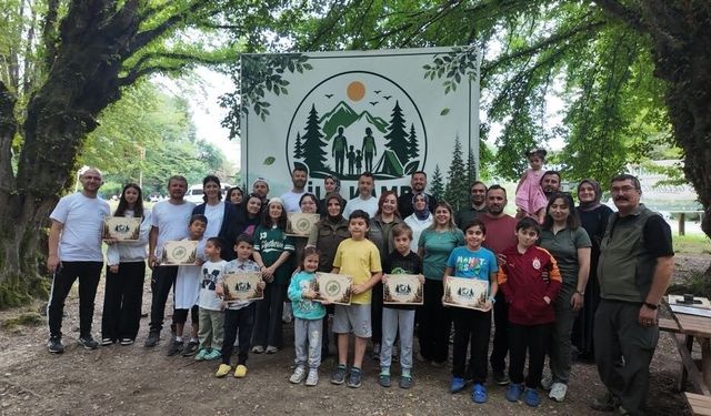 Bolulu Elif bebek ilk kampını Bartın'da yaptı