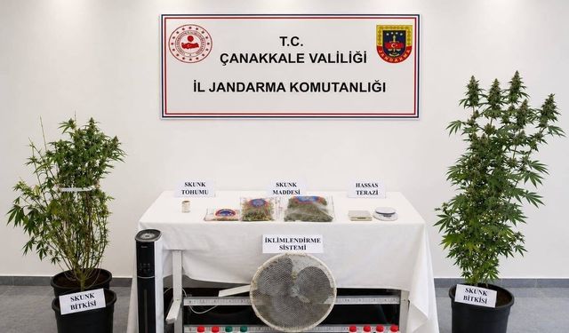 Çanakkale'de jandarmadan uyuşturucu operasyonu: 68 gözaltı