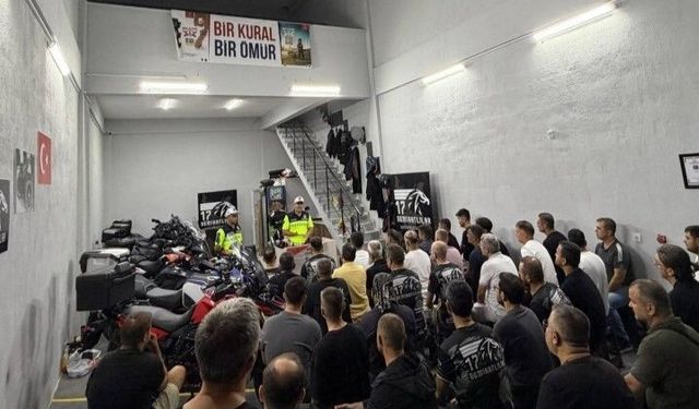 Çanakkale'de motosikletlilere denetim