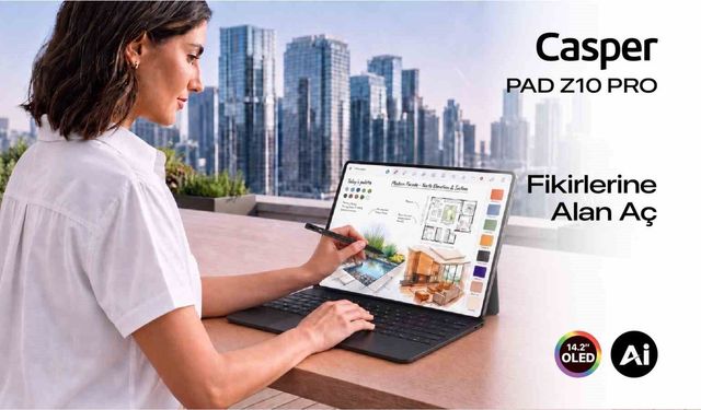 Casper'dan laptop gibi tablet: Casper PAD Z10 Pro