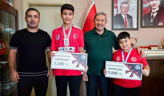 Darendeli genç sporcuların başarısı gururlandırdı