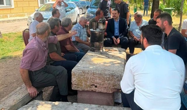Demirözü Kaymakamı Ahat köy ziyaretlerinde bulundu