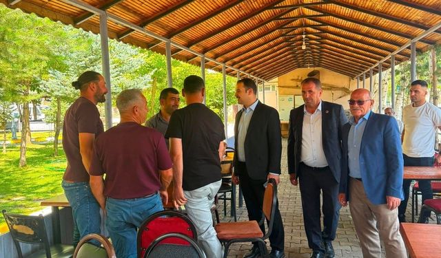 Demirözü Kaymakamı Ahat'ın Gökçedere mesaisi