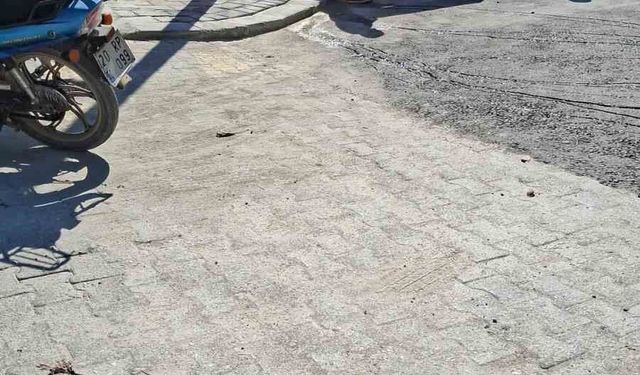 Denizli'de hareket halindeki otomobil alev aldı