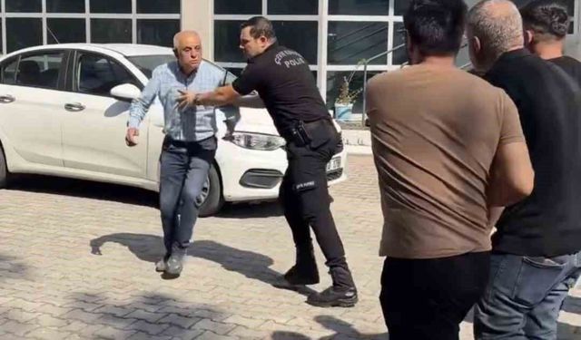 Denizlispor tesislerinde taraftarlar ile başkan arasında gerginlik