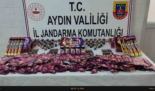 Didim'de işletmede 4 bin 630 adet yanıcı ve yakıcı madde ele geçirildi