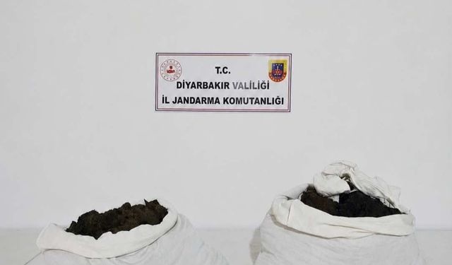 Diyarbakır'da 19 kilo esrar ele geçirildi