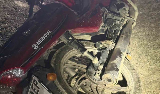 Edirne'de motosiklet devrildi: 1 yaralı