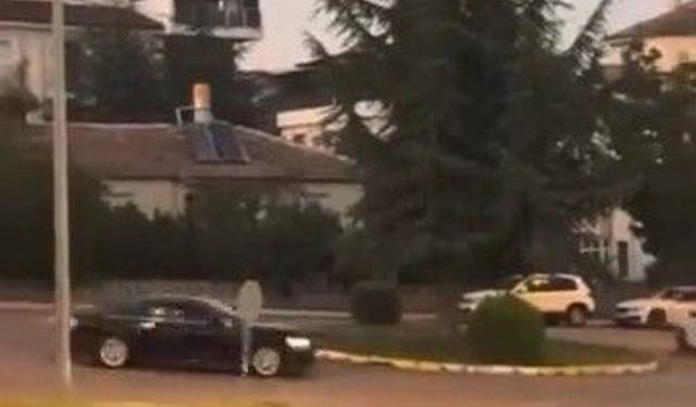 Elazığ'da yine aynı sürücü, otomobiliyle drift yaptı: O anlar kameraya yansıdı
