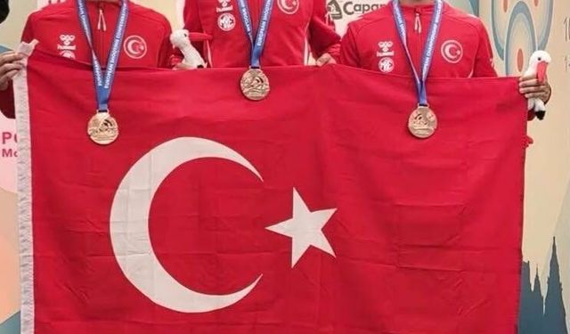 Erzincanlı milli atıcı Avrupa üçüncüsü oldu
