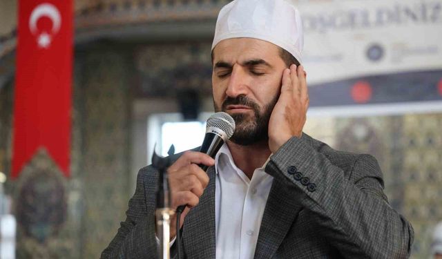Erzincanlı müezzin bölge birincisi oldu