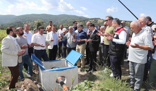 Esençay'da 305 hektarlık arazi suya kavuştu