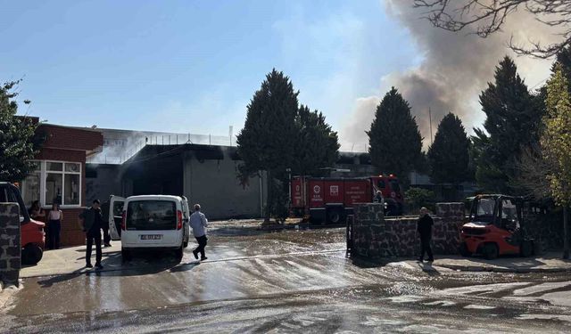 Gaziantep'te tekstil fabrikasında yangın: Ekiplerin müdahalesi sürüyor