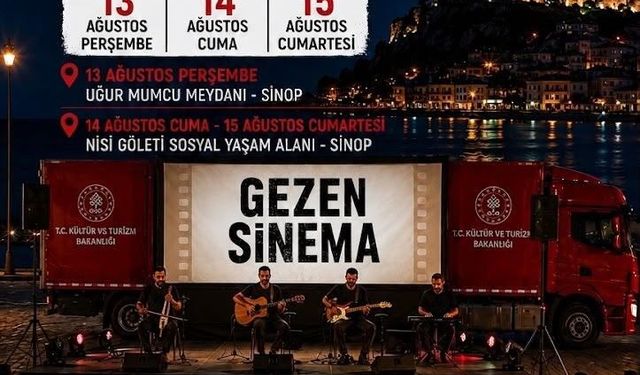 'Gezen Sinema' Sinop'ta