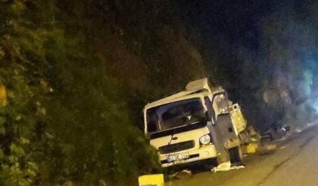 Giresun'da kamyonet kazası: 1 ölü, 2 yaralı