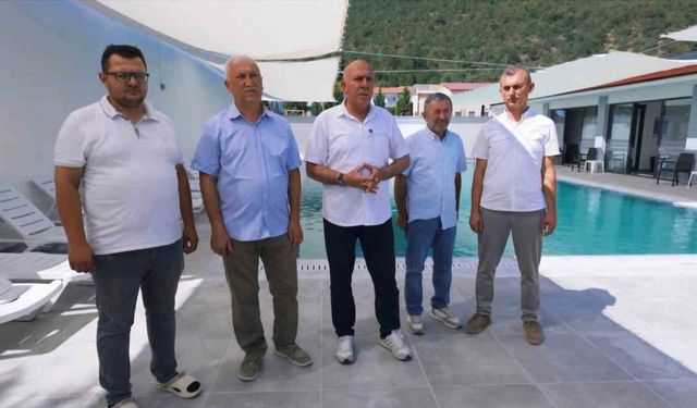 Hisarcık'ta Yarı Olimpik Yüzme Havuzu hizmete girdi